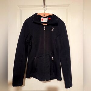 Womens SPYDER Zip-Up Fitted Jacket